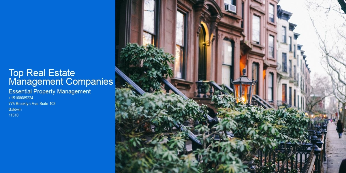 Top Real Estate Management Companies 